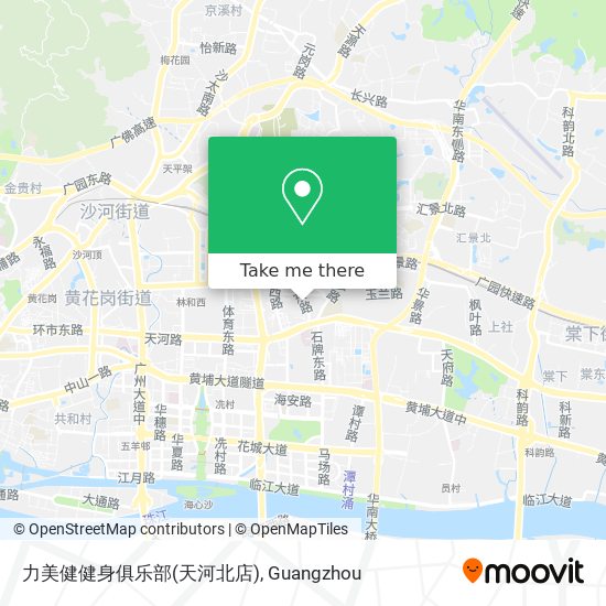 力美健健身俱乐部(天河北店) map