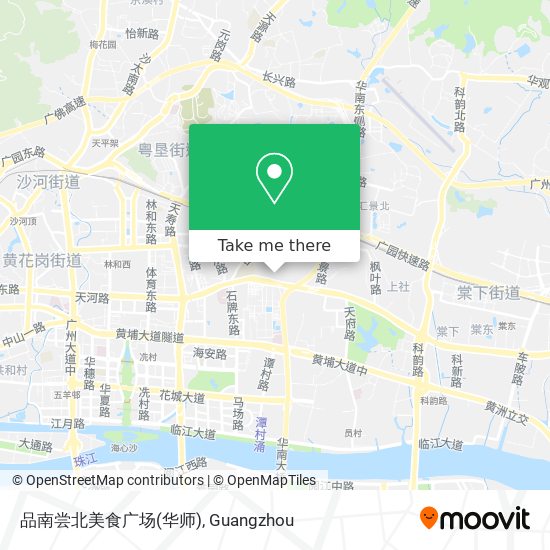 品南尝北美食广场(华师) map