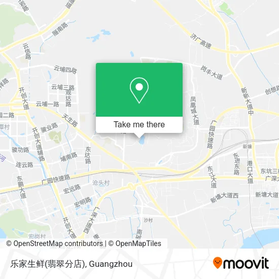 乐家生鲜(翡翠分店) map