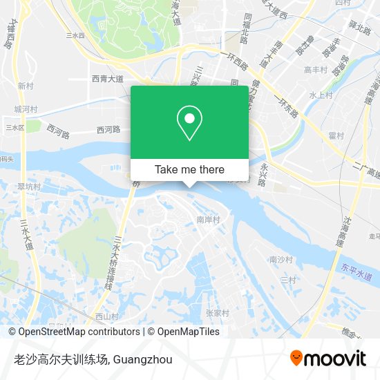 老沙高尔夫训练场 map