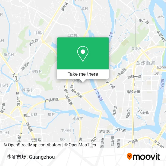 沙涌市场 map
