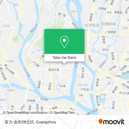 富力·金街28北区 map