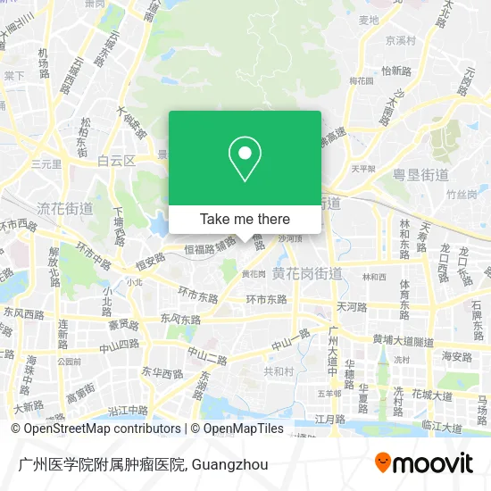 广州医学院附属肿瘤医院 map