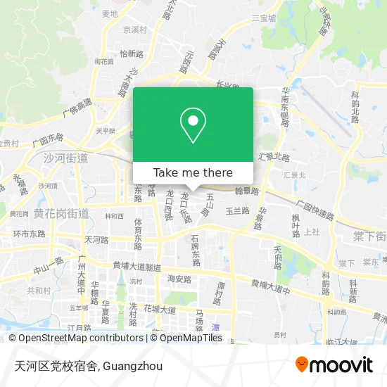 天河区党校宿舍 map