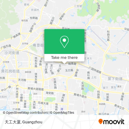 天工大厦 map
