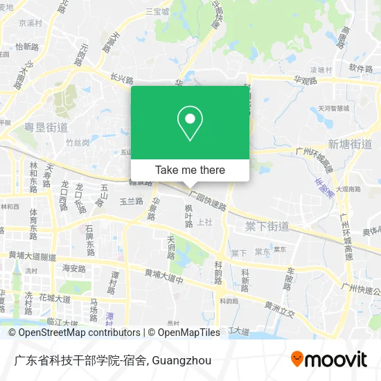 广东省科技干部学院-宿舍 map