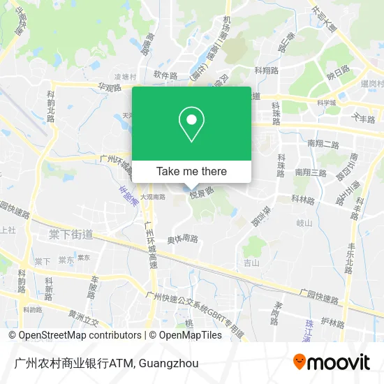 广州农村商业银行ATM map