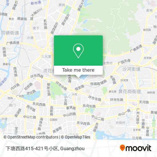 下塘西路415-421号小区 map