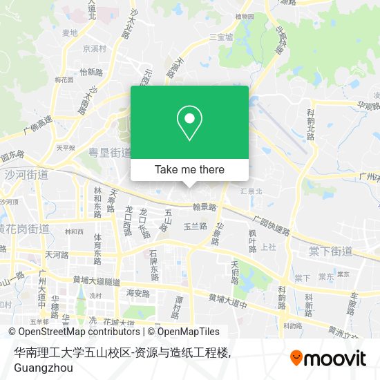 华南理工大学五山校区-资源与造纸工程楼 map