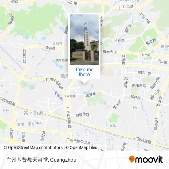 广州基督教天河堂 map