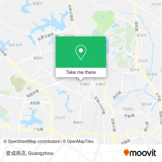 爱成商店 map