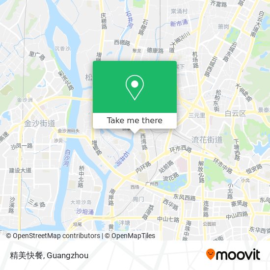 精美快餐 map