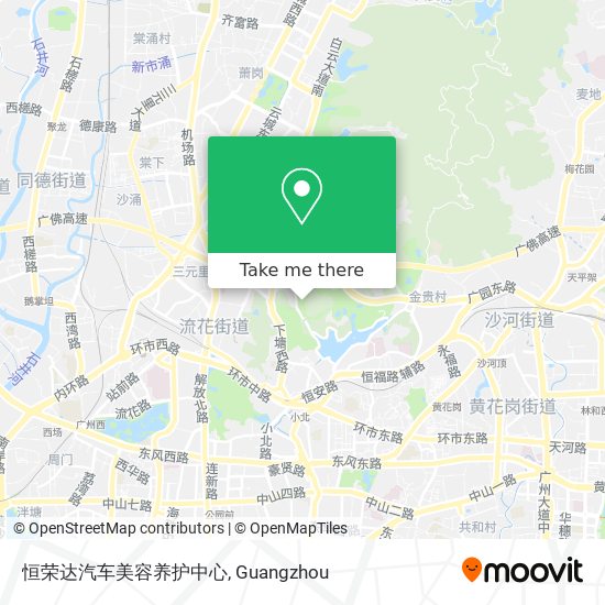 恒荣达汽车美容养护中心 map