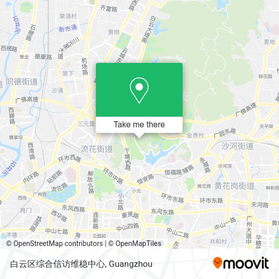 白云区综合信访维稳中心 map