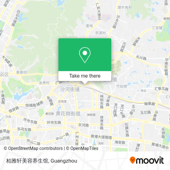 柏雅轩美容养生馆 map