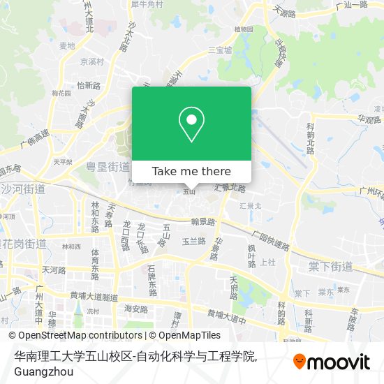 华南理工大学五山校区-自动化科学与工程学院 map
