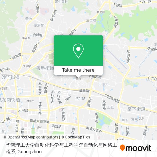 华南理工大学自动化科学与工程学院自动化与网络工程系 map