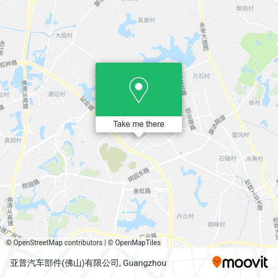 亚普汽车部件(佛山)有限公司 map