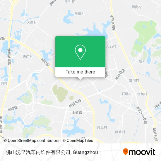 佛山沅呈汽车内饰件有限公司 map