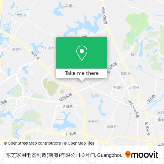 东芝家用电器制造(南海)有限公司-3号门 map
