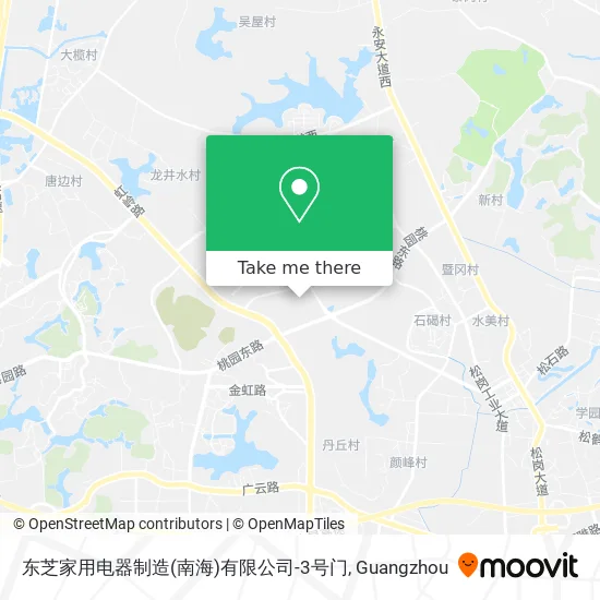 东芝家用电器制造(南海)有限公司-3号门 map