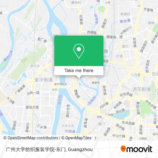 广州大学纺织服装学院-东门 map