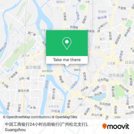中国工商银行24小时自助银行(广州松北支行) map