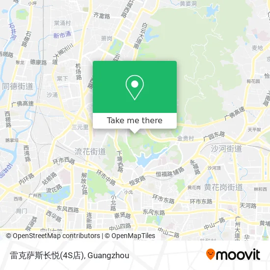 雷克萨斯长悦(4S店) map