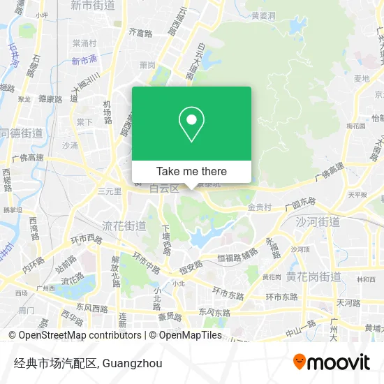 经典市场汽配区 map
