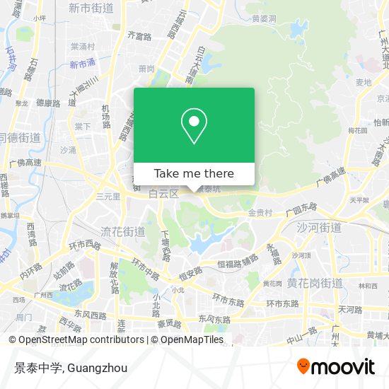 景泰中学 map