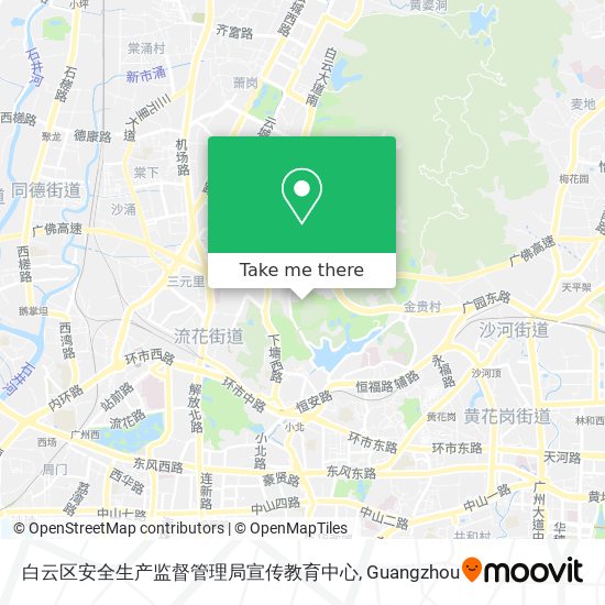 白云区安全生产监督管理局宣传教育中心 map