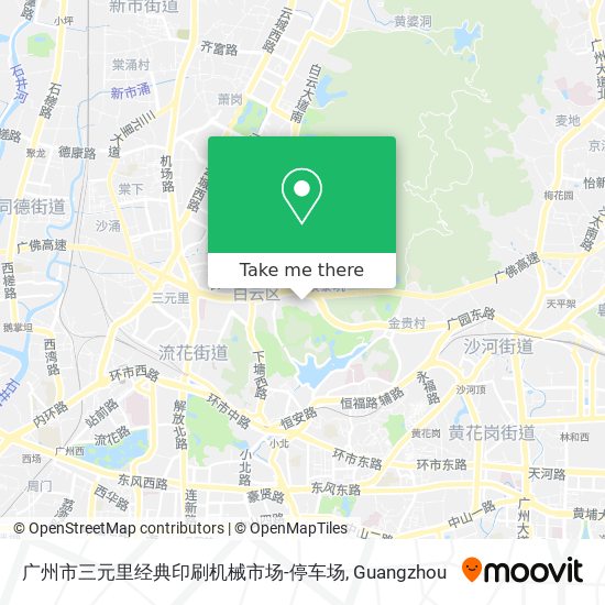 广州市三元里经典印刷机械市场-停车场 map