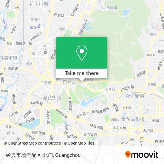 经典市场汽配区-北门 map