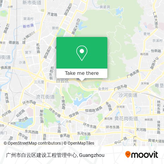 广州市白云区建设工程管理中心 map