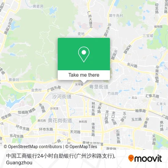 中国工商银行24小时自助银行(广州沙和路支行) map