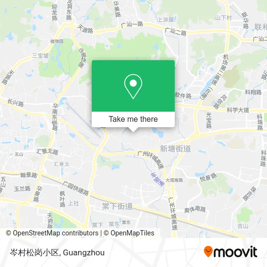 岑村松岗小区 map