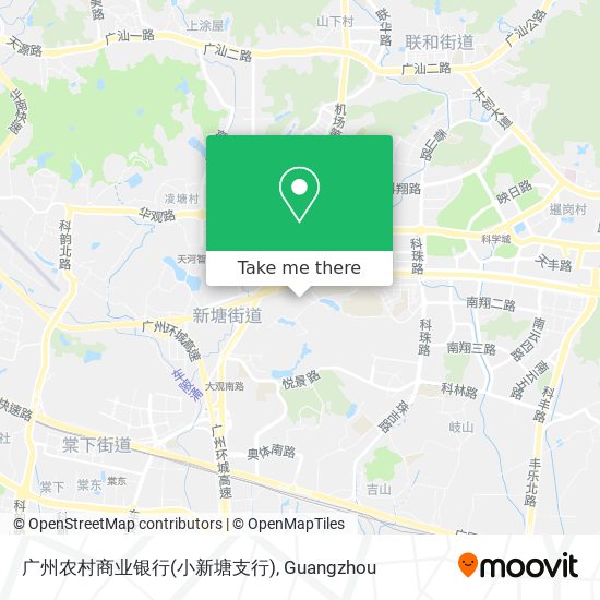 广州农村商业银行(小新塘支行) map