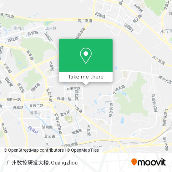 广州数控研发大楼 map