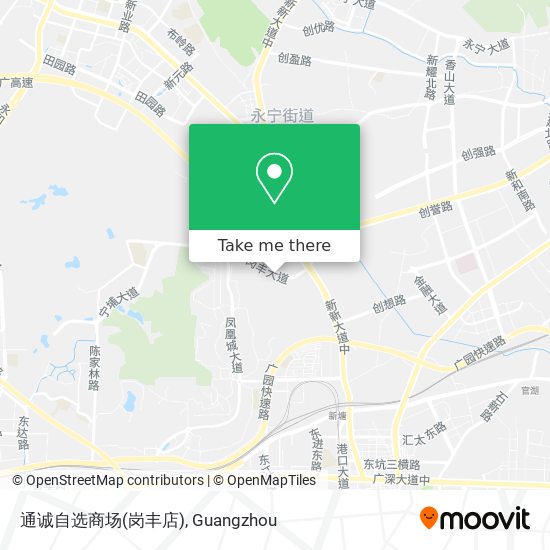 通诚自选商场(岗丰店) map