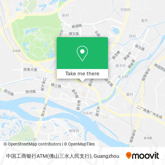 中国工商银行ATM(佛山三水人民支行) map
