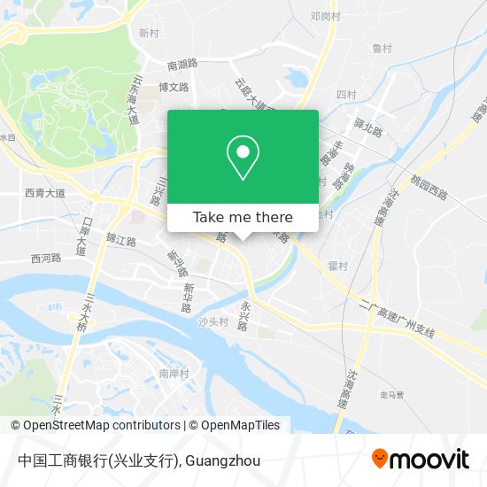 中国工商银行(兴业支行) map