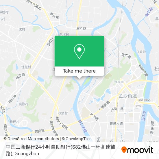 中国工商银行24小时自助银行(S82佛山一环高速辅路) map