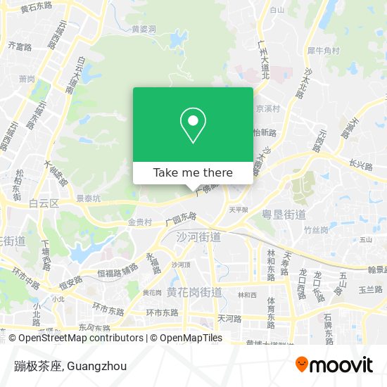 蹦极茶座 map