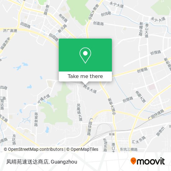 凤晴苑速送达商店 map