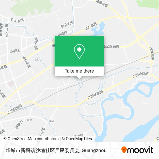 增城市新塘镇沙埔社区居民委员会 map