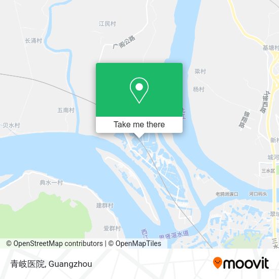 青岐医院 map