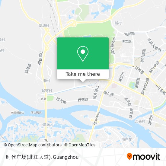 时代广场(北江大道) map