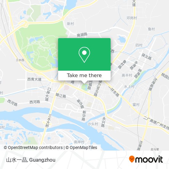 山水一品 map