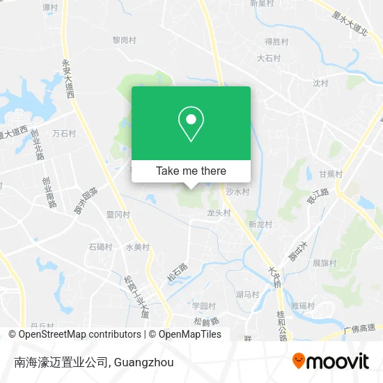 南海濠迈置业公司 map