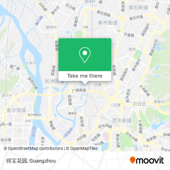 得宝花园 map